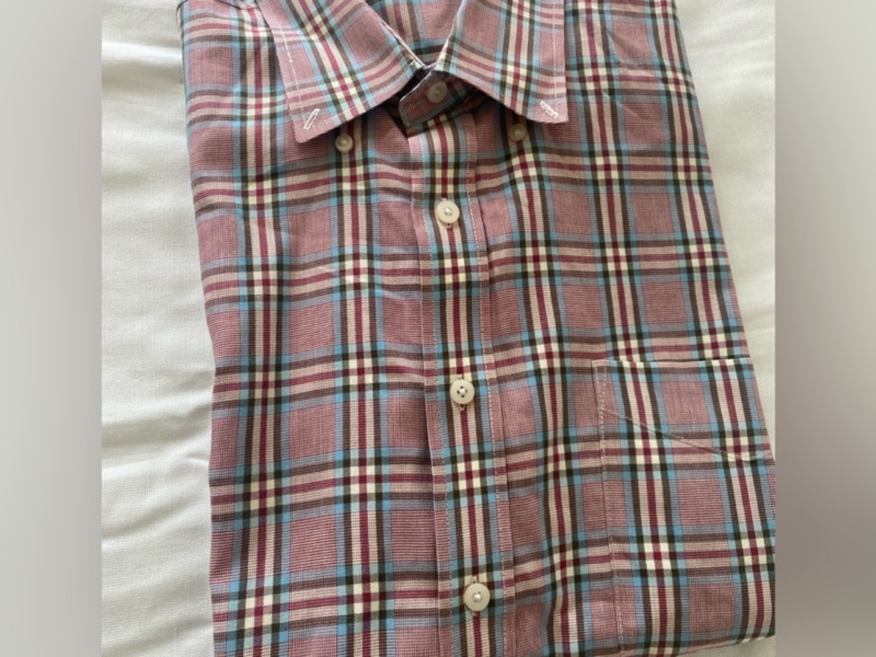 Preowned Alan Flusser XL long sleeve men shirt