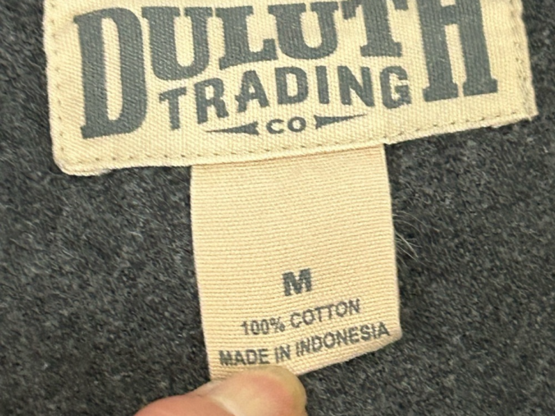 Duluth Trading Co men lightweight jacket /Shirt M