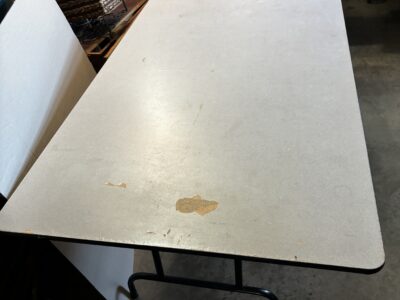 Used 72" long folding table