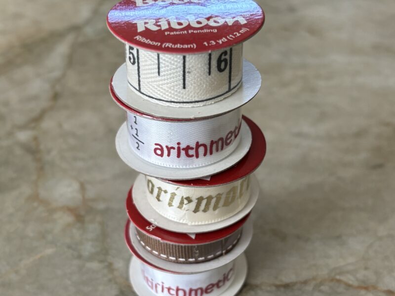Scrapbooking ribbons for card making