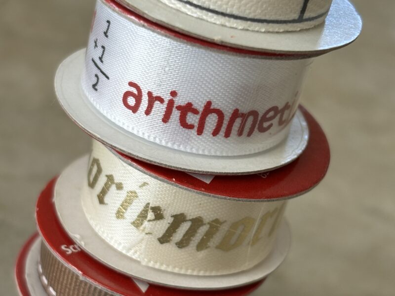 Scrapbooking ribbons for card making