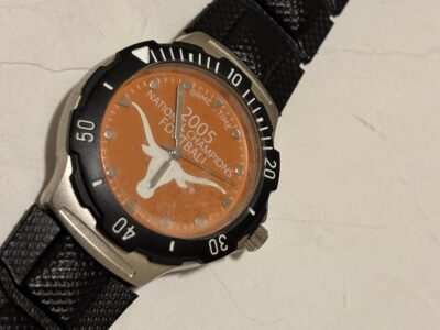 SOLD Texas Longhorn watch for 2005 National College Football championship