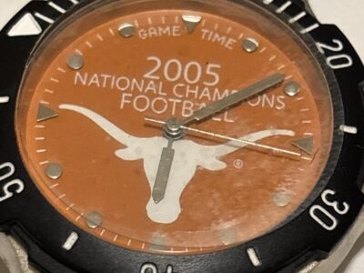 SOLD Texas Longhorn watch for 2005 National College Football championship