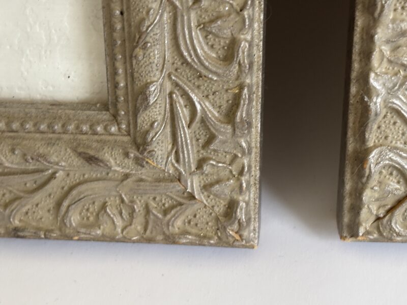 Pair of Zhang Squares picture frames by B J Zhang