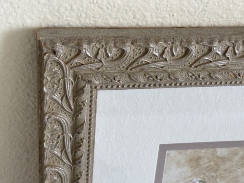 Pair of Zhang Squares picture frames by B J Zhang