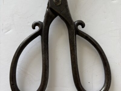 Fireplace metal tongs