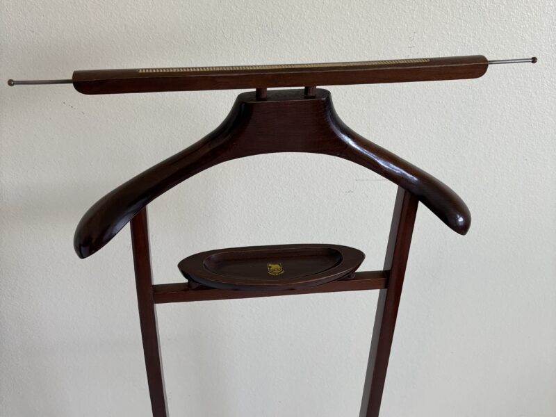 Vintage Valet Rack or Butler rack portable coat hanger made in Italy