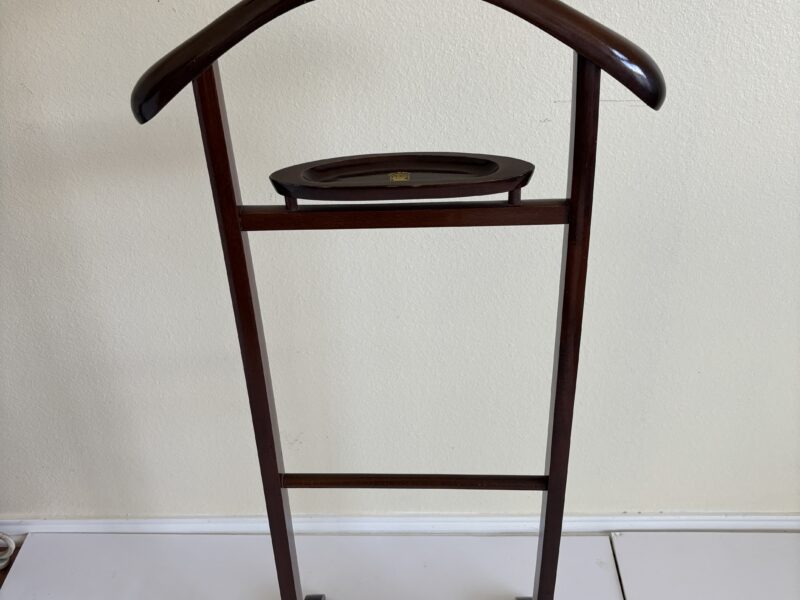 Vintage Valet Rack or Butler rack portable coat hanger made in Italy