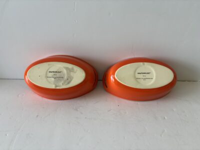 Set of 2 Rachael Ray Orange 12 oz casserole bake and serve dishes