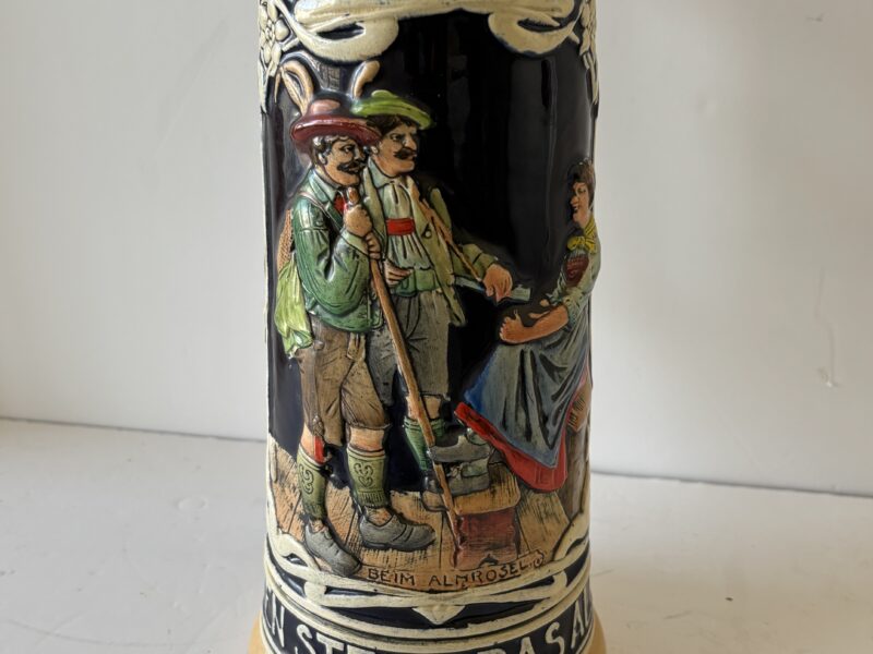 Vintage 15" tall German Stein