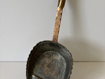 Copper fireplace ash shovel