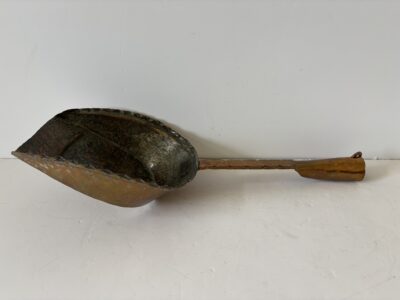 Copper fireplace ash shovel