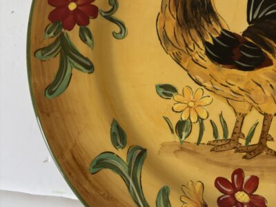 Honey Rooster 14" platter
