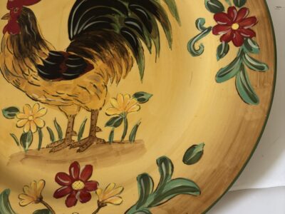 Honey Rooster 14" platter