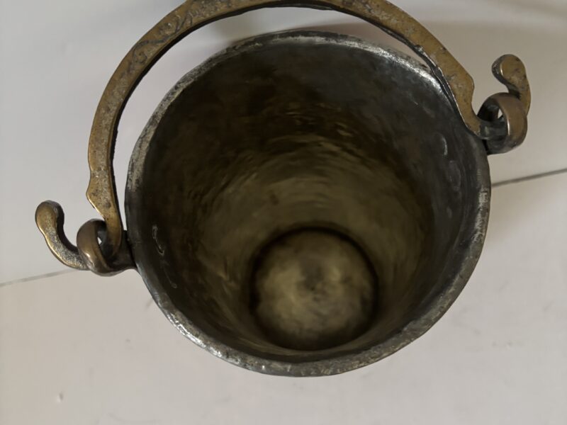 Vintage copper and brass handcrafted wine chiller cooler