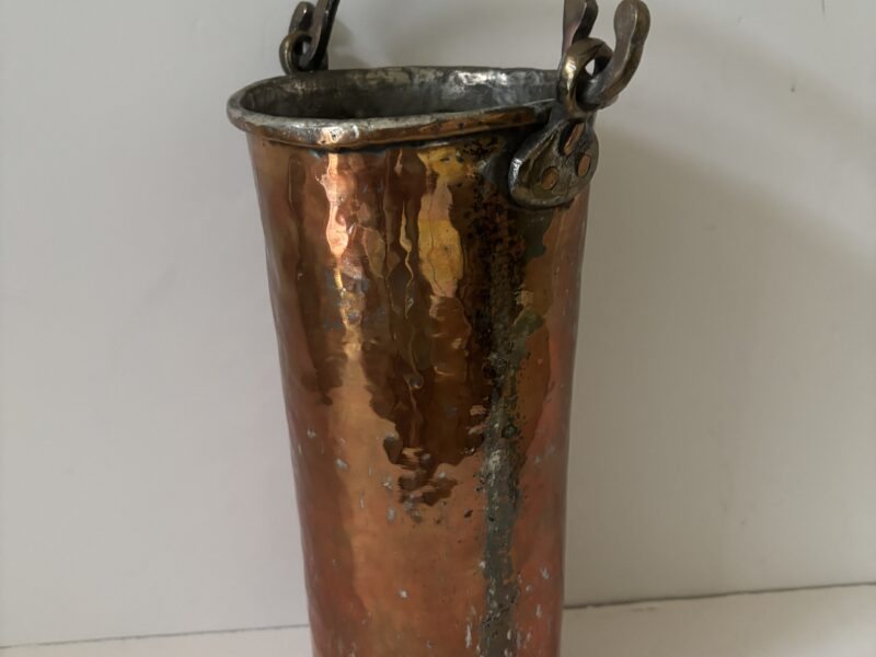 Vintage copper and brass handcrafted wine chiller cooler