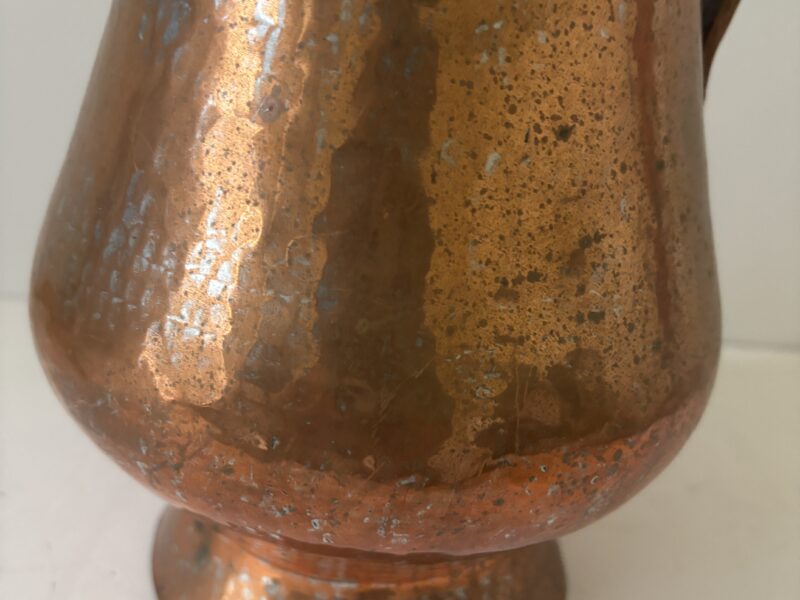Vintage Handcrafted Hammered Copper pitcher