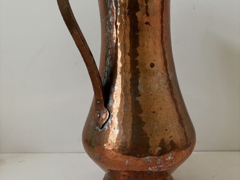 Vintage Handcrafted Hammered Copper pitcher