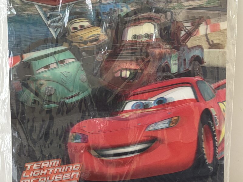 Disney Pixar Cars 2 LE Lenticular Print Team lightning MCQueen 95