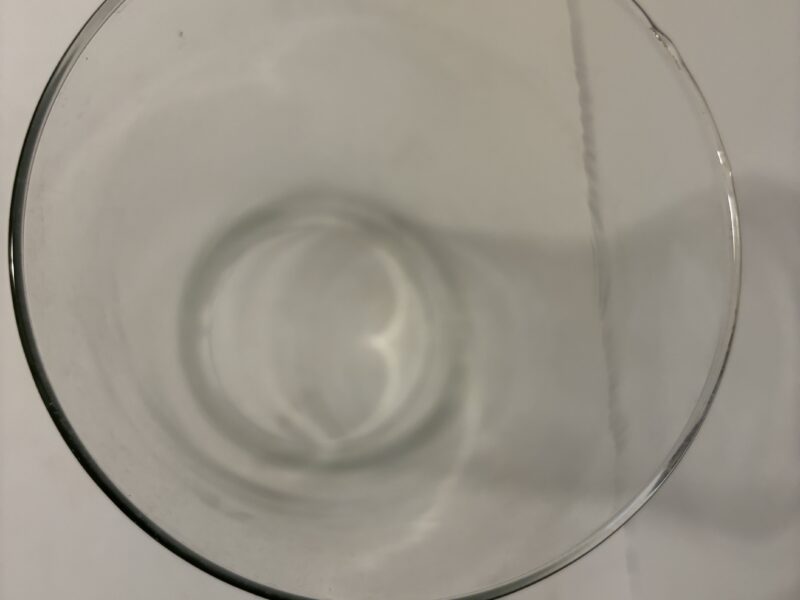 Glass hurricane lamp chimney open ended 14"'x 5.5"