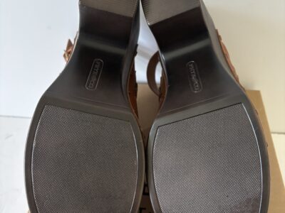 Frye and Co. Fabry Slip On Heels Women sz 11 Cognac BNIB