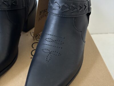 Frye and Co. Palma Black Heels Women Sz 9.5 Ankle