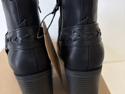 Frye and Co. Palma Black Heels Women Sz 9.5 Ankle