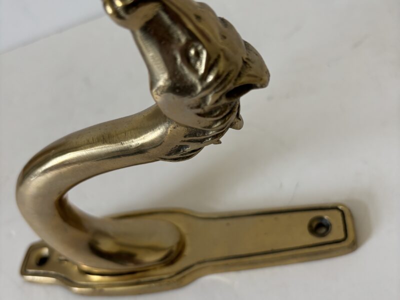 Heavy Brass horse wall hook hanger