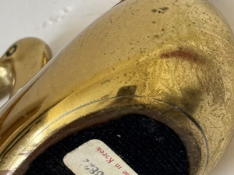 Vintage Brass duck bud vase made in Korea