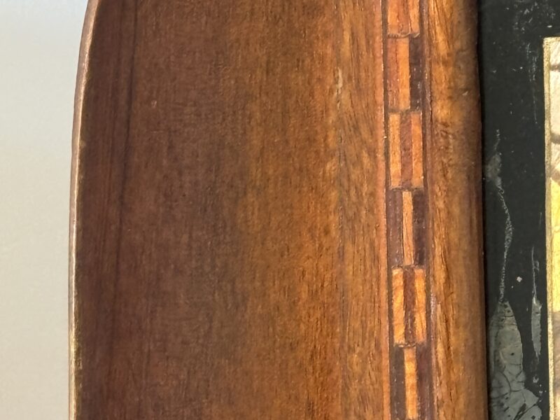 Wooden tray by Curiosidades Citrin Irmaos inlaid