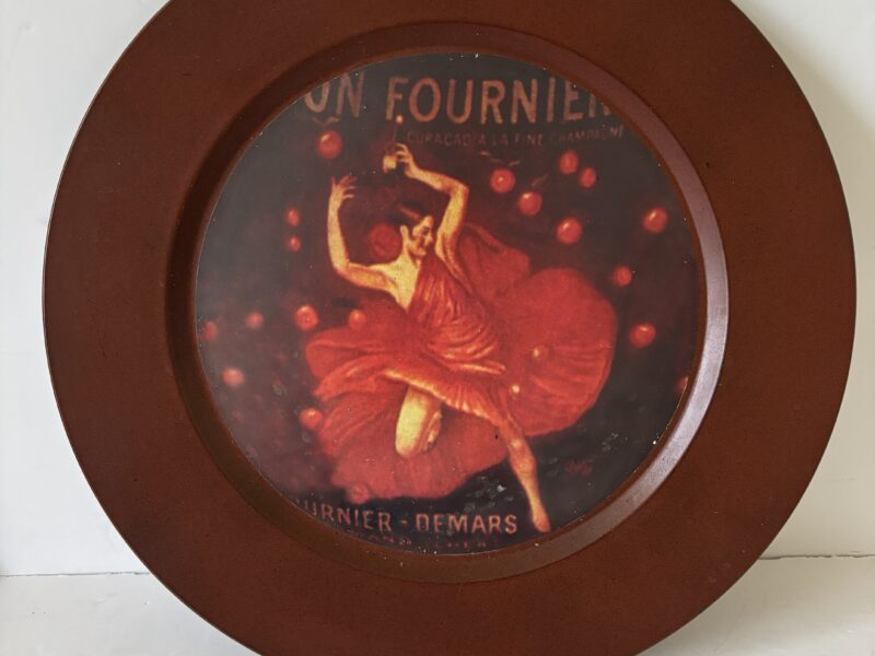 Vintage 13" French decorative charger