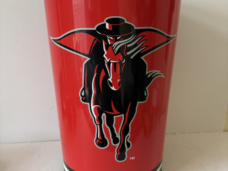 Texas Tech Red Raiders large 15" wastebasket planter
