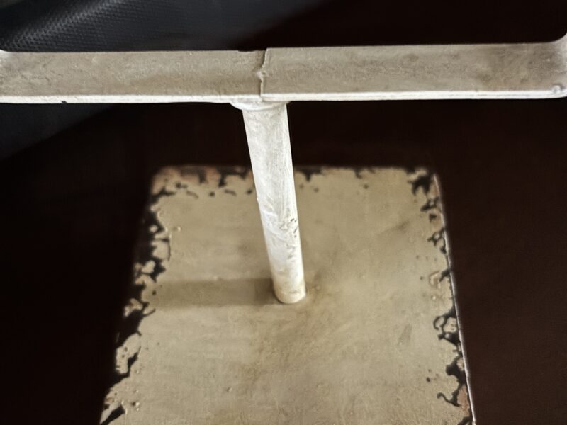 Bird on a Perch / Swing Shabby Metal candle holder