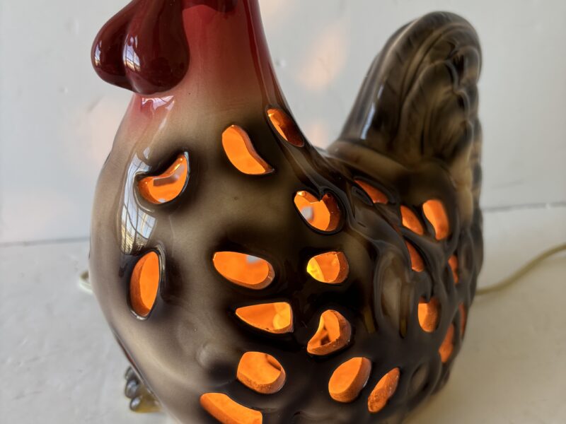 Rooster table or counter top lamp Night light