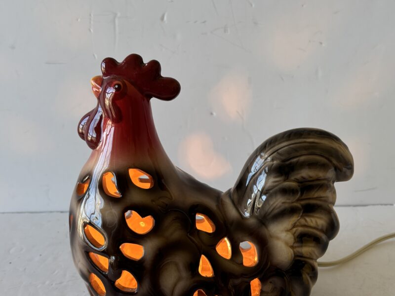 Rooster table or counter top lamp Night light
