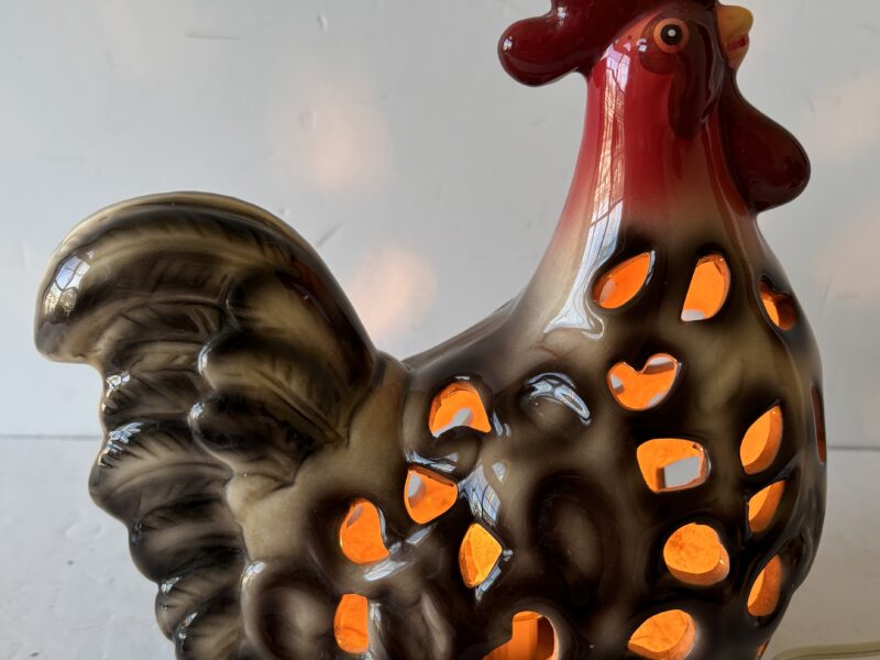 Rooster table or counter top lamp Night light