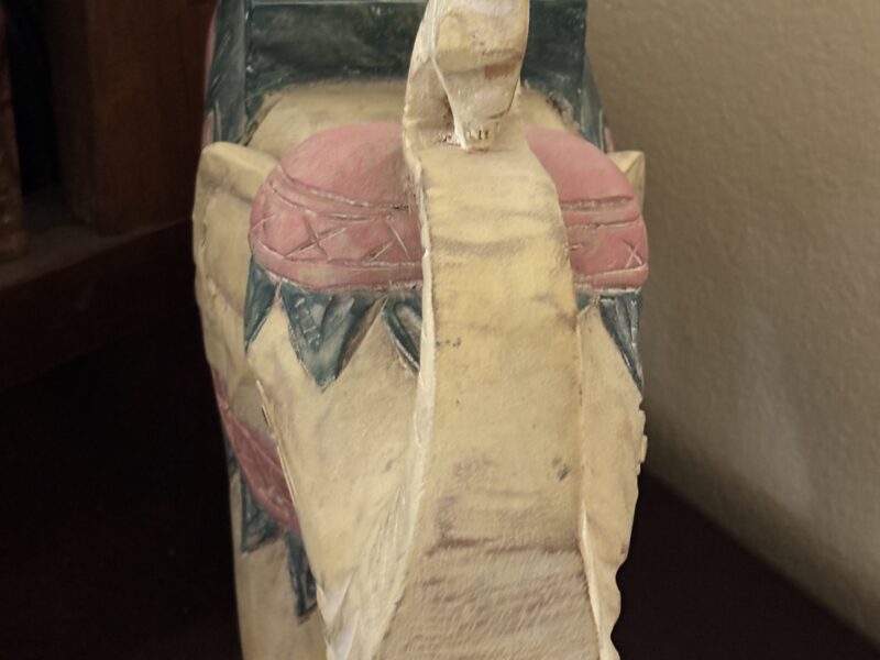 Vintage 17" large and heavy ceramic elephant figurine