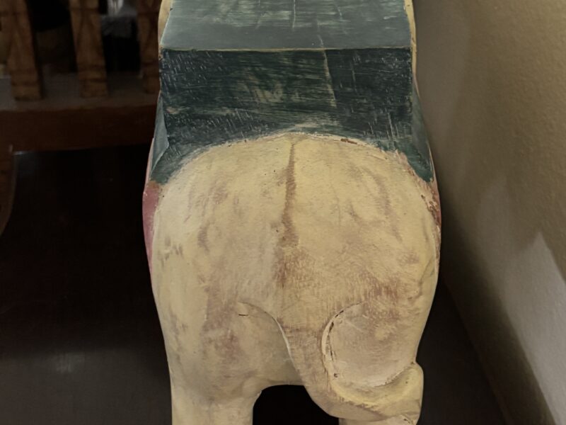 Vintage 17" large and heavy ceramic elephant figurine