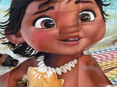 Hawaiian Luau party supplies Moana backdrop coconut banner 75+ pcs
