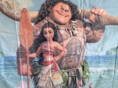Hawaiian Luau party supplies Moana backdrop coconut banner 75+ pcs