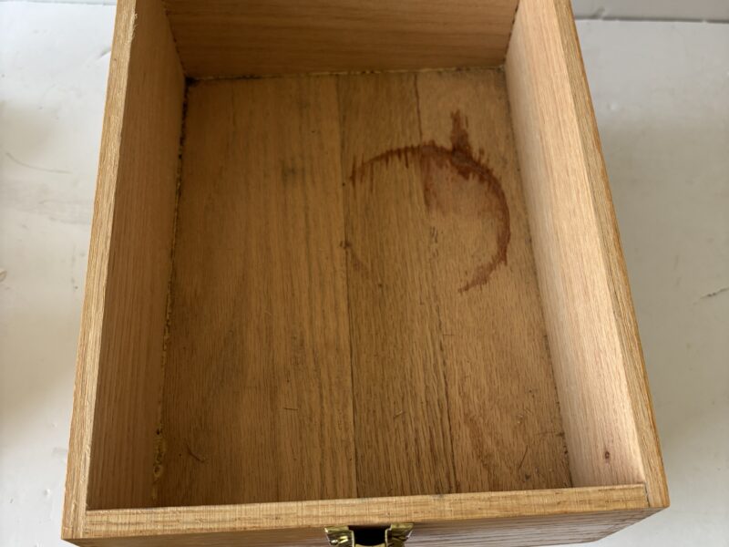 Vintage Wooden Shoe Shine shoe polish box