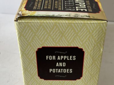 Triple Action Apple Potato Peeler Red in box