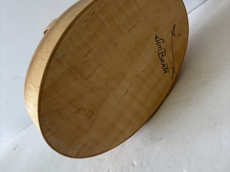 Vintage signed shaker or shaker style bentwood 2 finger basket