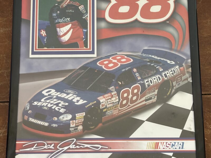 Dale Jarrett #88 NASCAR racing 10x8 print framed