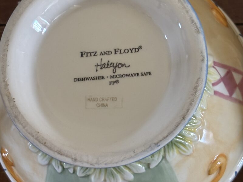 Fitz and Floyd halcyon cereal or soup bowls