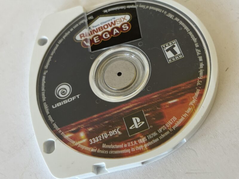 Tom Clancy's Rainbow six Las Vegas UMD disc PlayStation