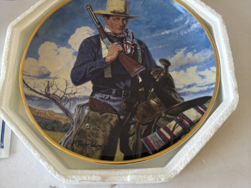 John Wayne Spirit of the West 8" limited edition collector plate