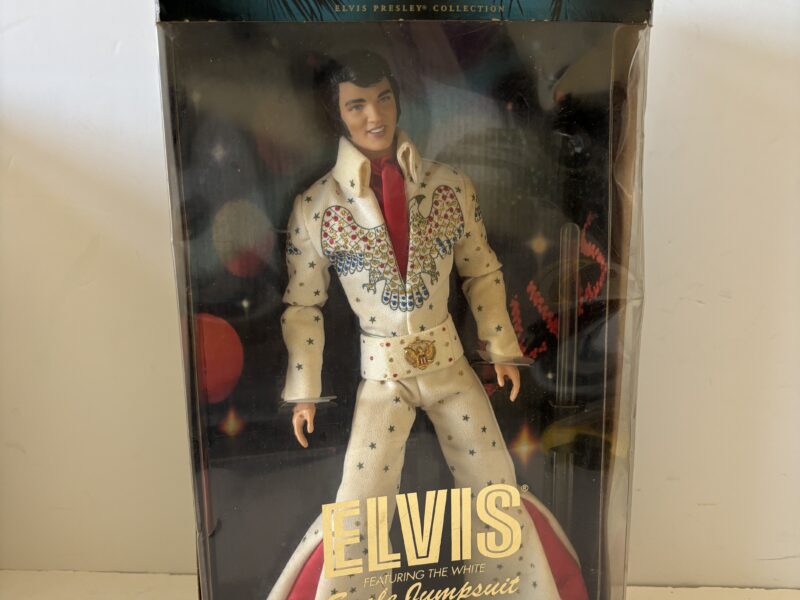 Elvis 12" figure in White Eagle Jumpsuit Made by Mattel 2000