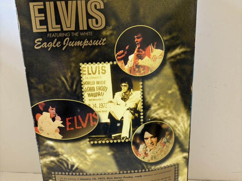 Elvis 12" figure in White Eagle Jumpsuit Made by Mattel 2000