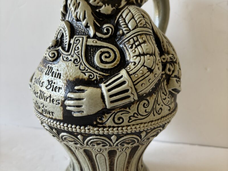 German beer pitcher figural 9.5" tall